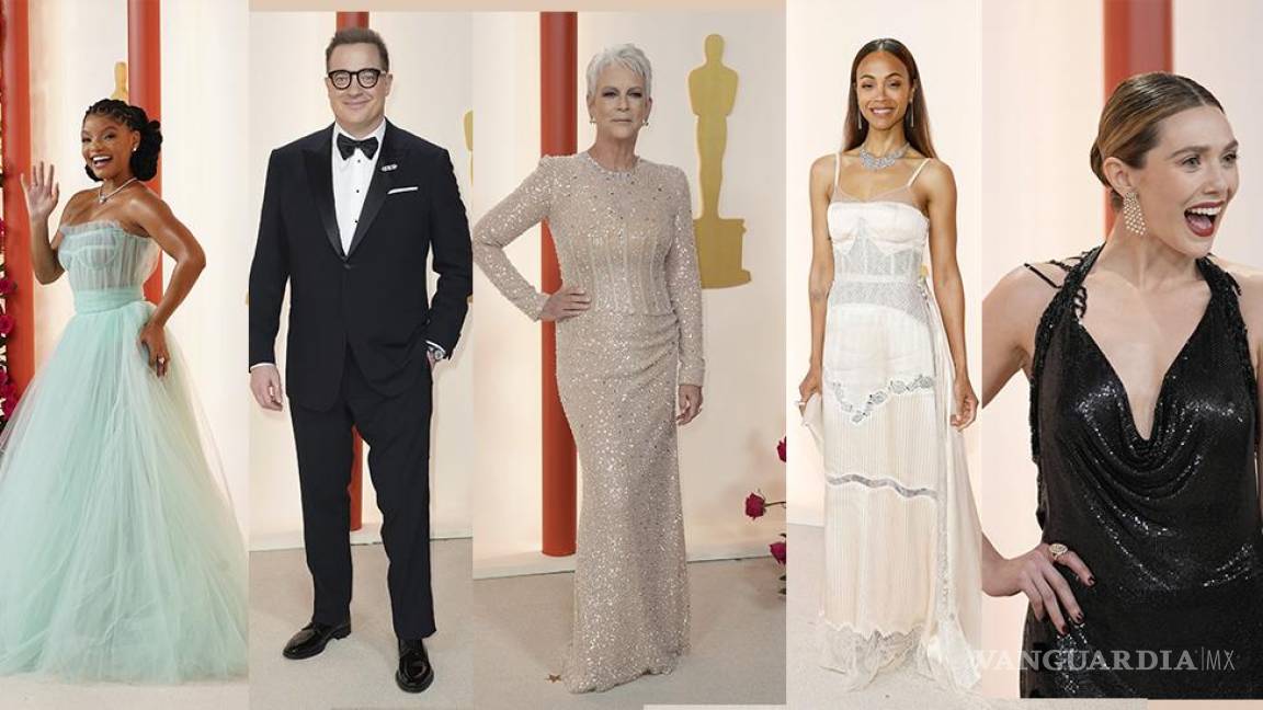 ‘Deslumbran’ las estrellas de Hollywood en su llegada a la ‘Alfombra Champán’ de los Oscar