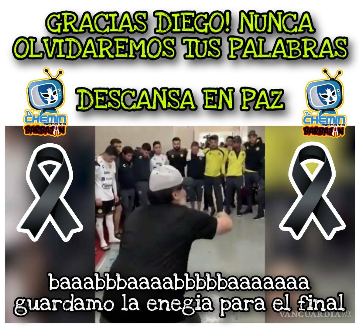 $!En redes sociales no perdonan; los memes de la muerte de Maradona