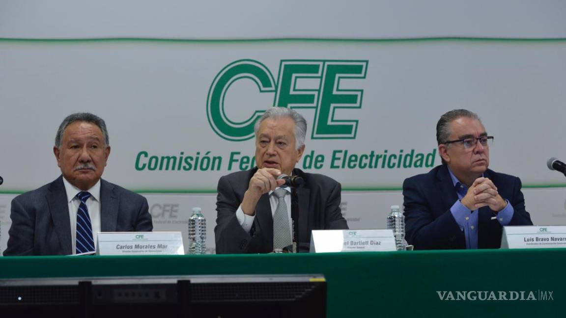 Manuel Bartlett anuncia la licitación de 5 nuevas plantas de ciclo combinado para la CFE