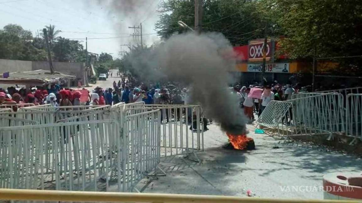 Protesta fuera del penal de Acapulco termina en enfrentamiento