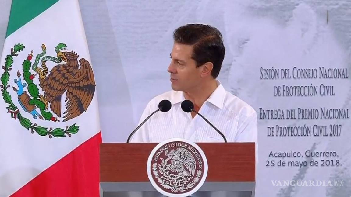 Inaceptable, violencia que se genere por motivos electorales: Peña Nieto