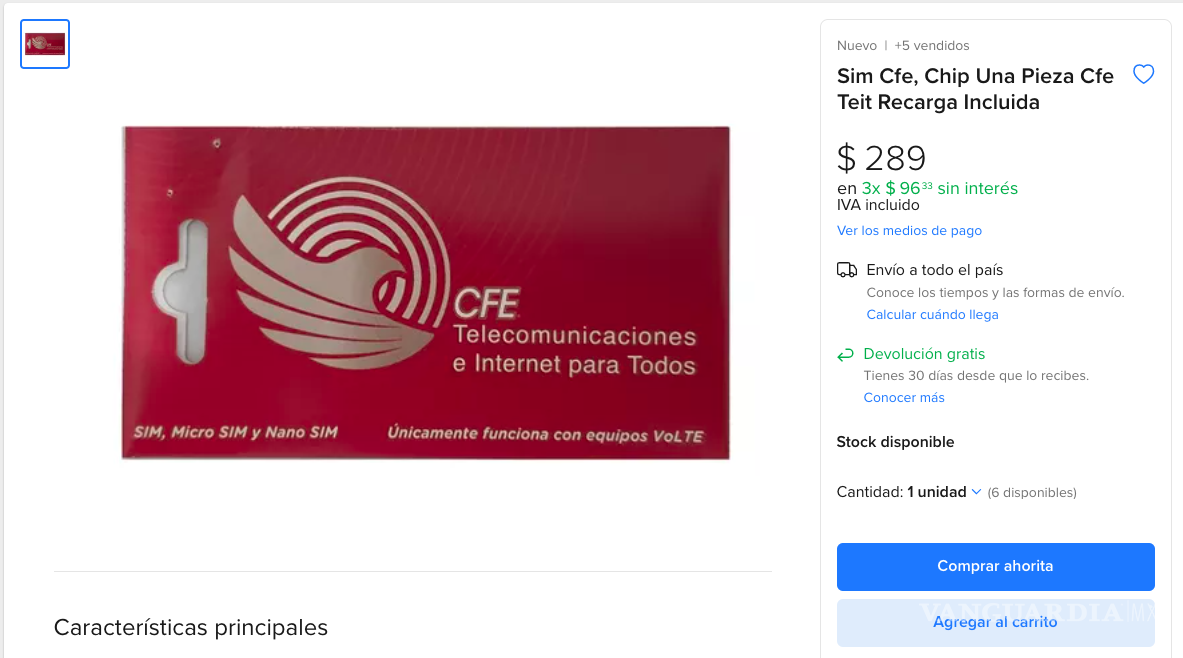 $!Venden en línea chips que Secretaría del Bienestar entrega gratis para programa de internet a bajo costo