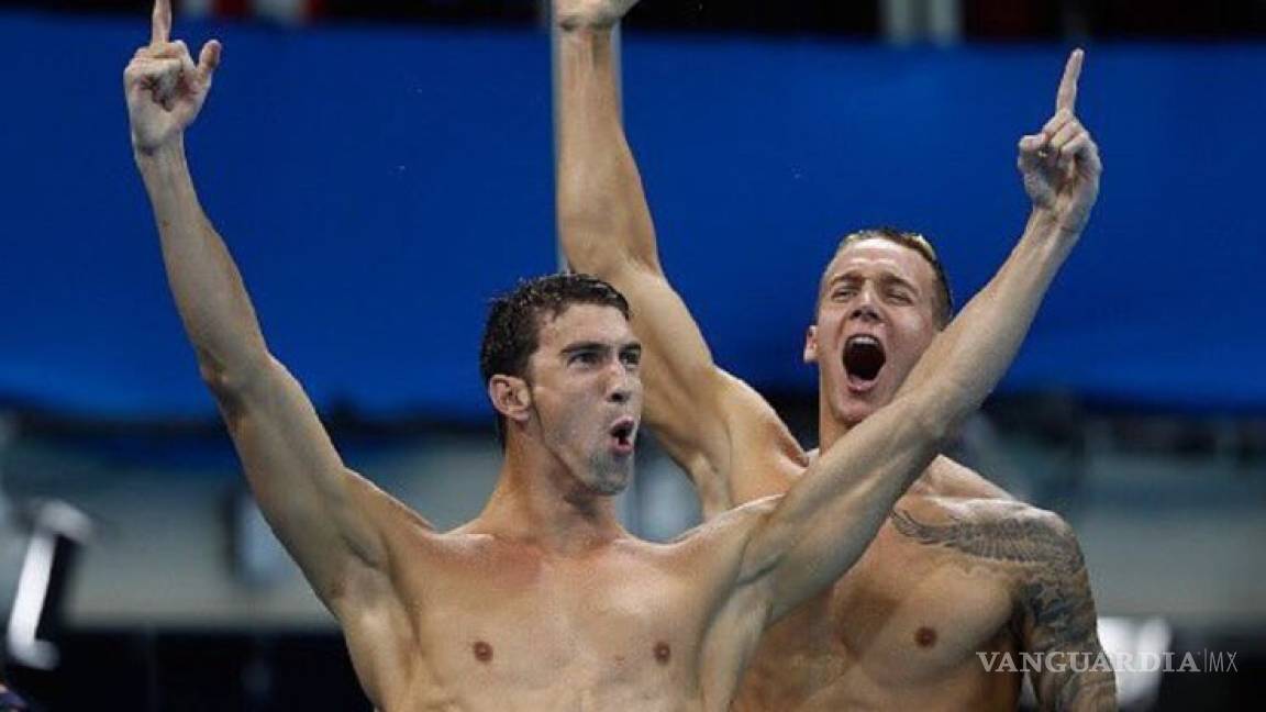 Michael Phelps lo vuelve a hacer; oro en 4x100