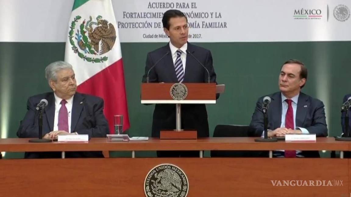 Rechazan sectores pacto de Gobierno para fortalecer la economía de México