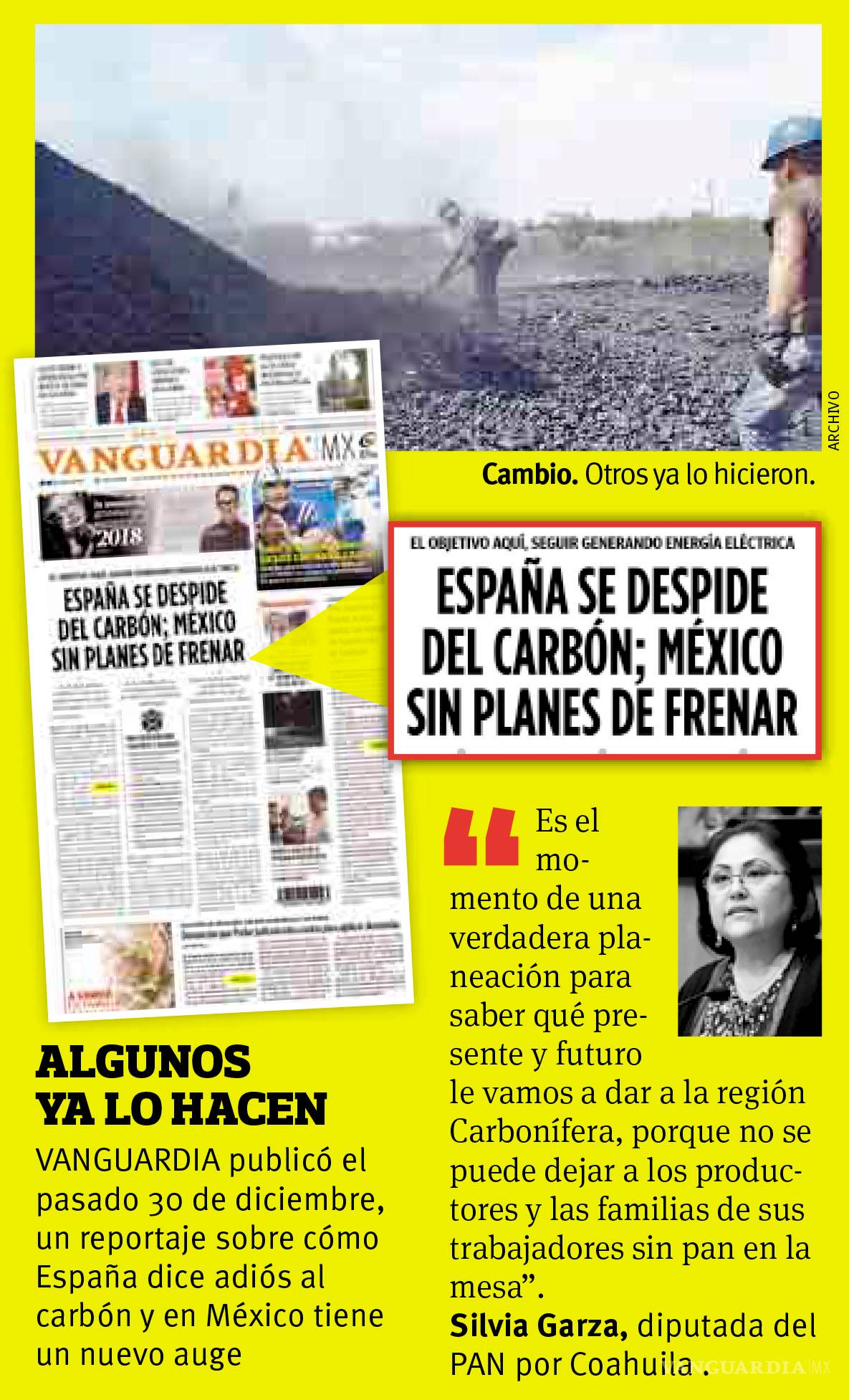 $!Carbón, con fecha de caducidad: Se acerca el fin del ‘oro negro’ coahuilense, de no haber una reinvención económica