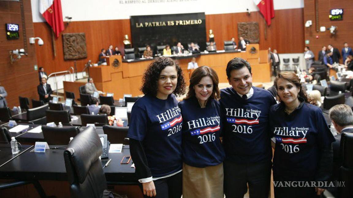 $!Los políticos mexicanos que creyeron en Clinton