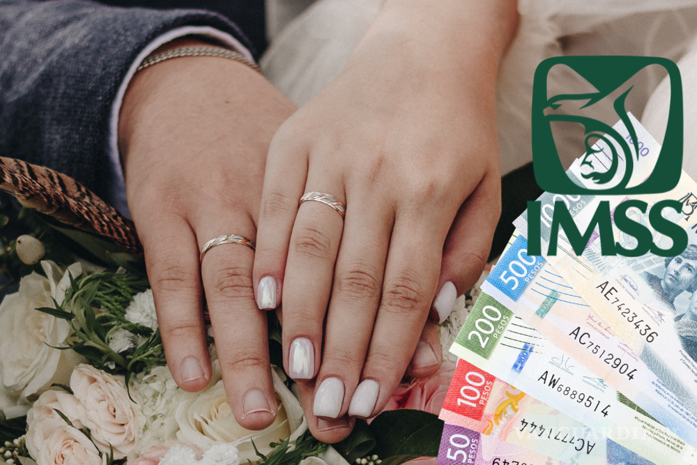 ¿Te vas a casar y estás asegurado ante el IMSS? Conoce este apoyo que