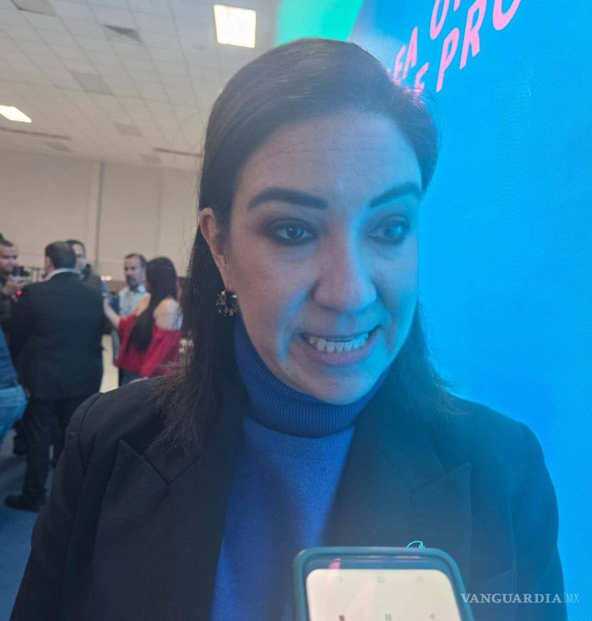 $!Claudia Ramírez del Palacio, presidenta nacional de Canirac, durante su visita a Torreón.