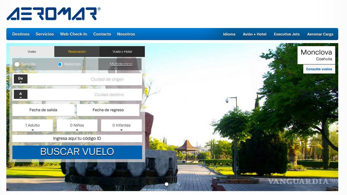 $!En agosto aterrizará en Monclova el primer vuelo comercial de Aeromar