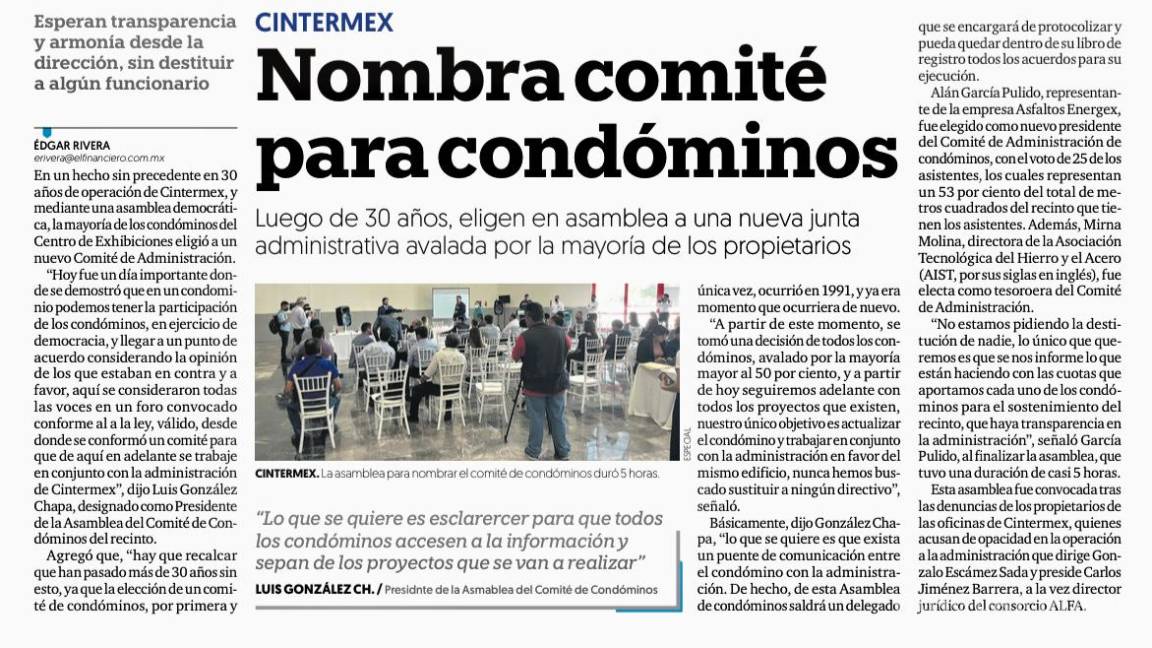 $!Cintermex, CRESTOMATIA 4.