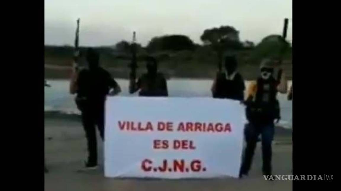 Cártel Jalisco Nueva Generación anuncia su llegada a San Luis Potosí... lanzan advertencia al Cártel del Noreste (video)