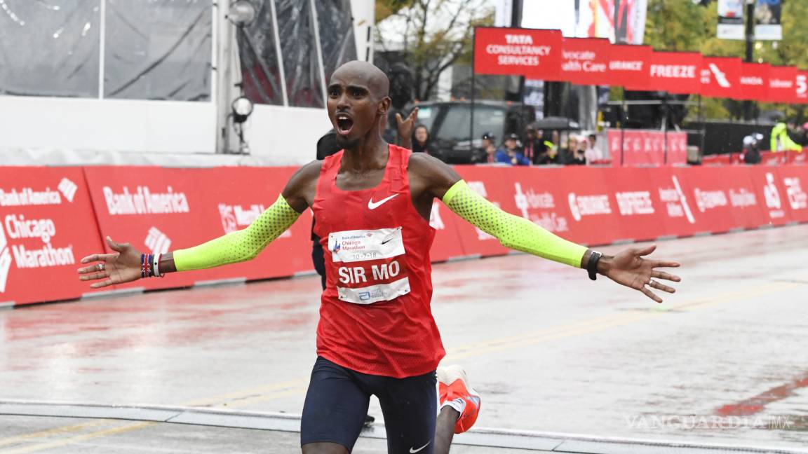Mo Farah conquista su primer maratón en Chicago
