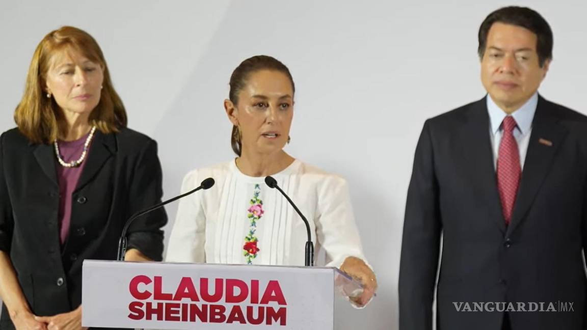Tatiana Clouthier, Marcelo Ebrard, Adán Augusto López... Claudia Sheinbaum presenta equipo de campaña para las elecciones 2024 (video)