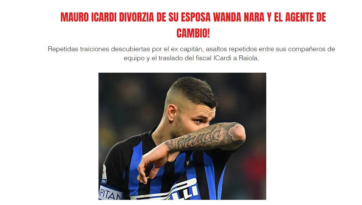 $!¿Karma? Wanda Nara habría engañado a Icardi con un compañero del Inter de Milan