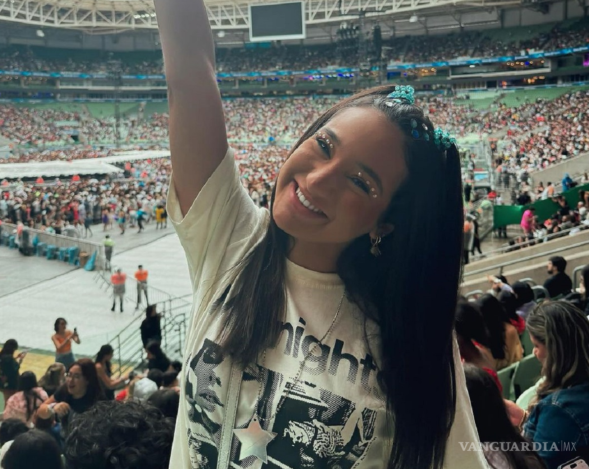 $!Una de las últimas fotos que María Sofía subió a Instagram es de cuando asistió al concierto de Taylor Swift en Brasil
