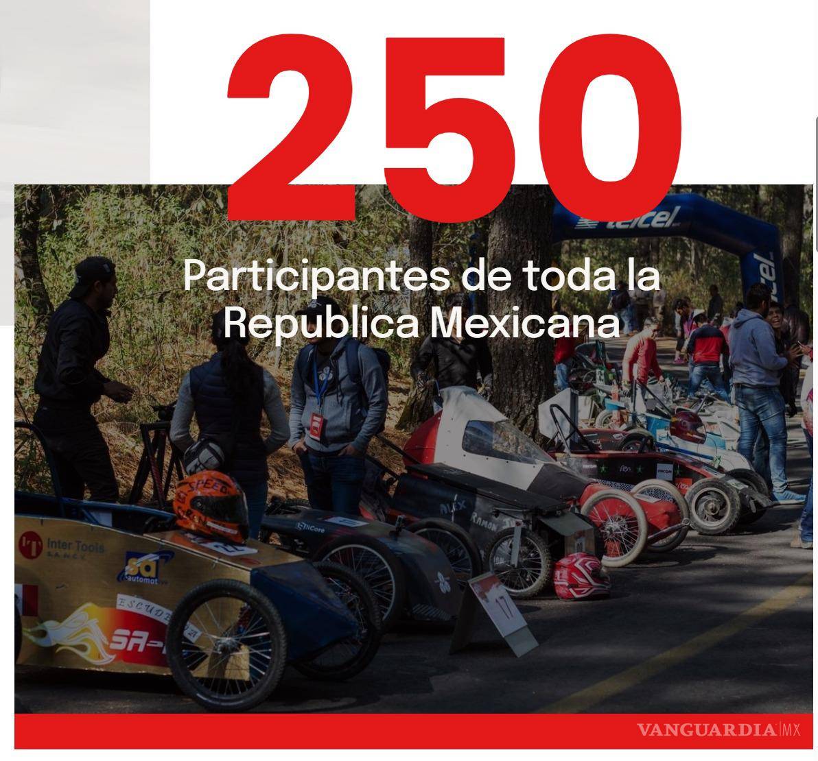 $!Este evento nacional reúne a equipos de todo México para competir en carreras de autos sin motor, diseñados para descender a gran velocidad.