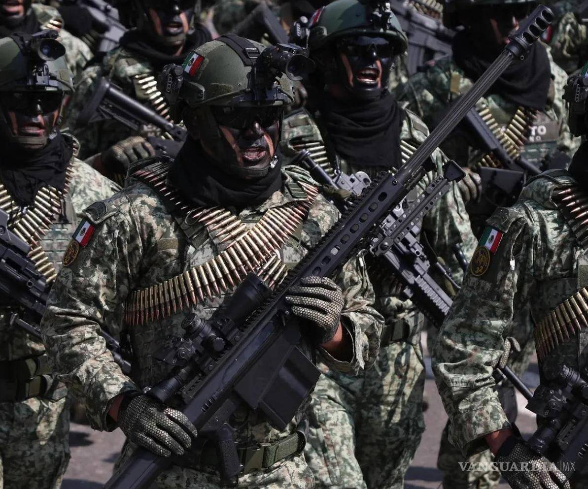 $!El poder del Ejército mexicano contrasta con la estrategia que el Gobierno del presidente Obrador ha proclamado en materia de seguridad pública