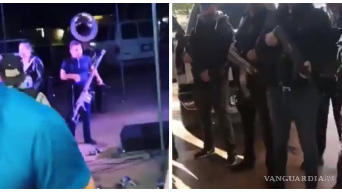 Con música de banda y armados hasta los dientes, sicarios del Cártel de Sinaloa celebran a lo grande en lujosas narcofiestas (video)
