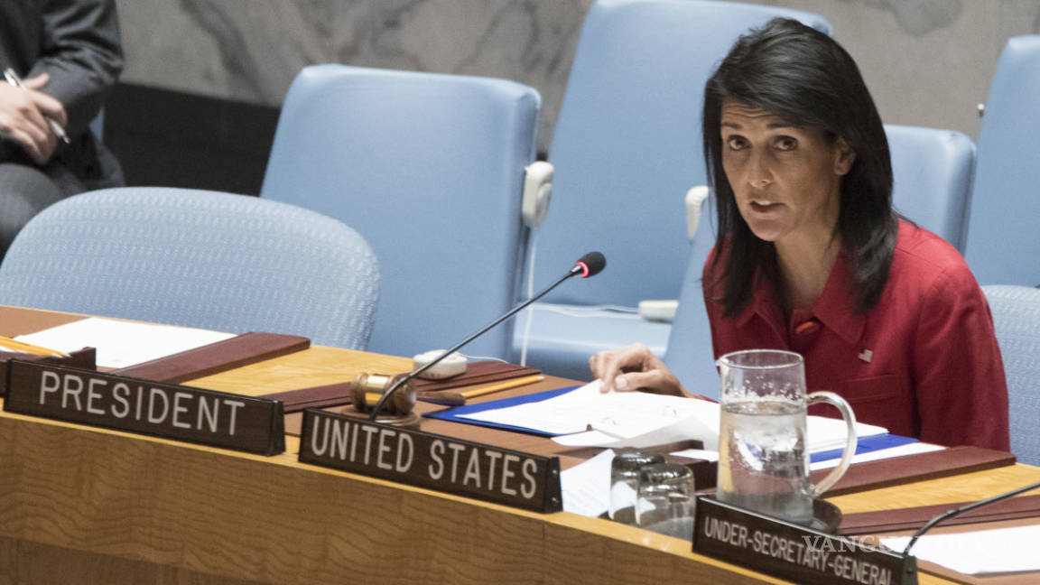 Voto contra embargo a Cuba en la ONU es un &quot;teatro político”, dice Nikki Haley