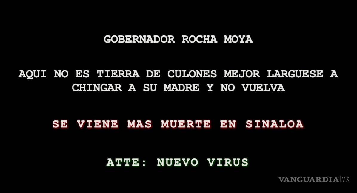 $!‘Se viene más muerte’, publican amenazas en páginas del gobierno de Sinaloa