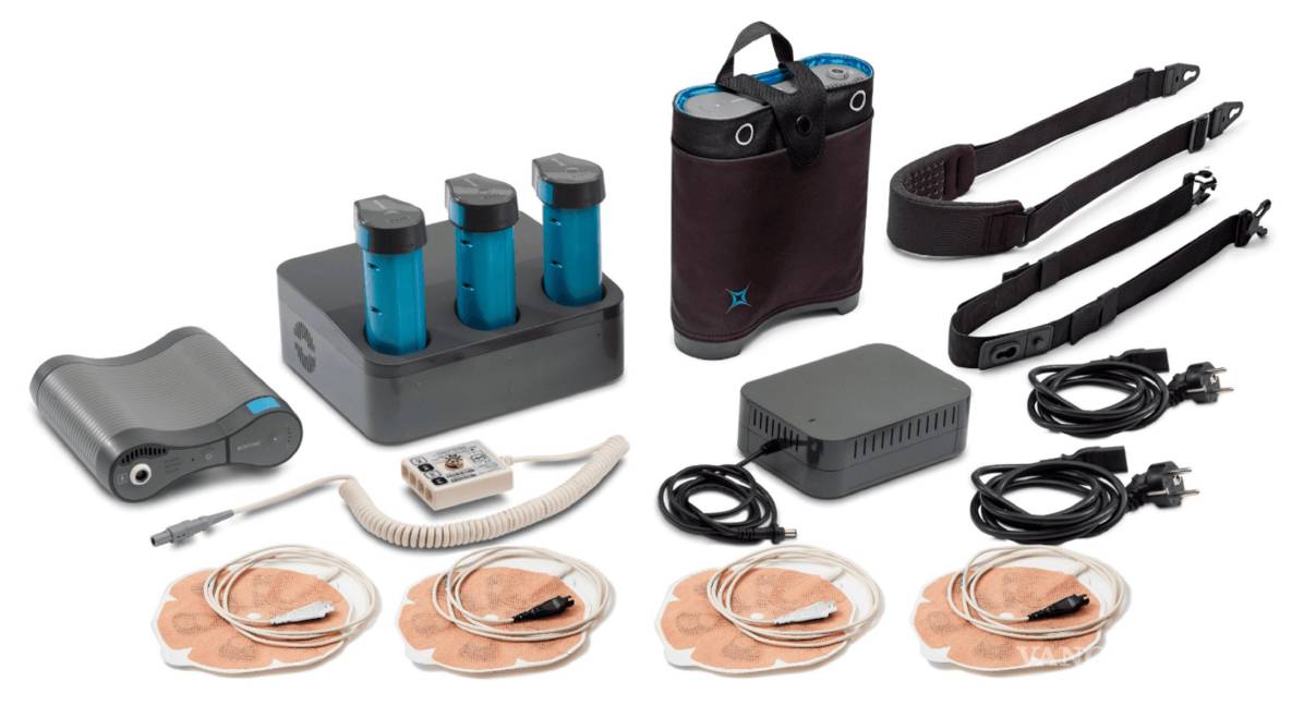 $!El ‘kit’ de TTFields, denominado Optune Gio incluye electrodos o transductores; un generador de campos eléctricos; y conexiones y cables, entre otros elementos.