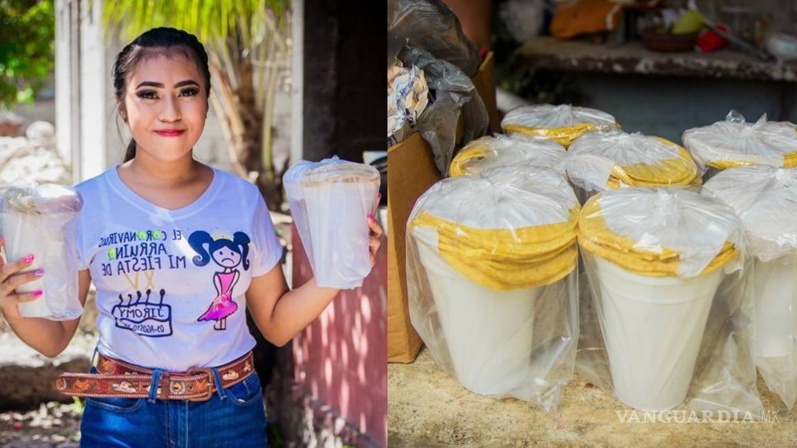 Quinceañera renuncia a su fiesta para usar el dinero para regalar comida a afectados por pandemia de coronavirus
