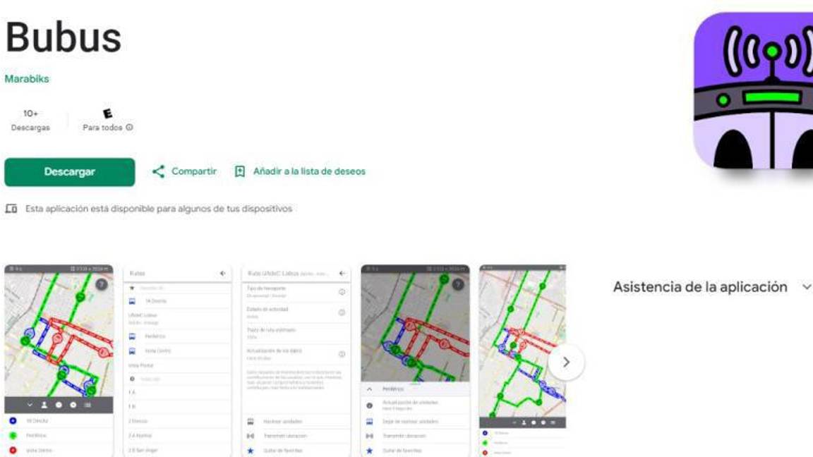 $!La app “Bubus”, creada por un usuario, surge como una opción para mejorar la experiencia de quienes dependen del transporte público.
