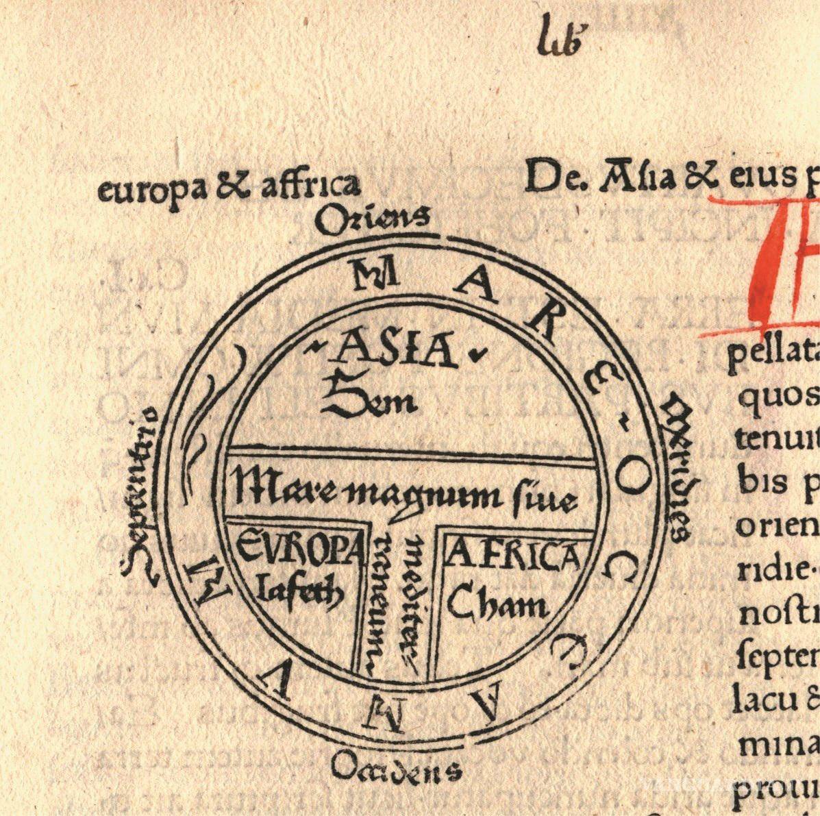 $!Mapa medieval de T en O. EFE/Penguin Random House Grupo Editorial