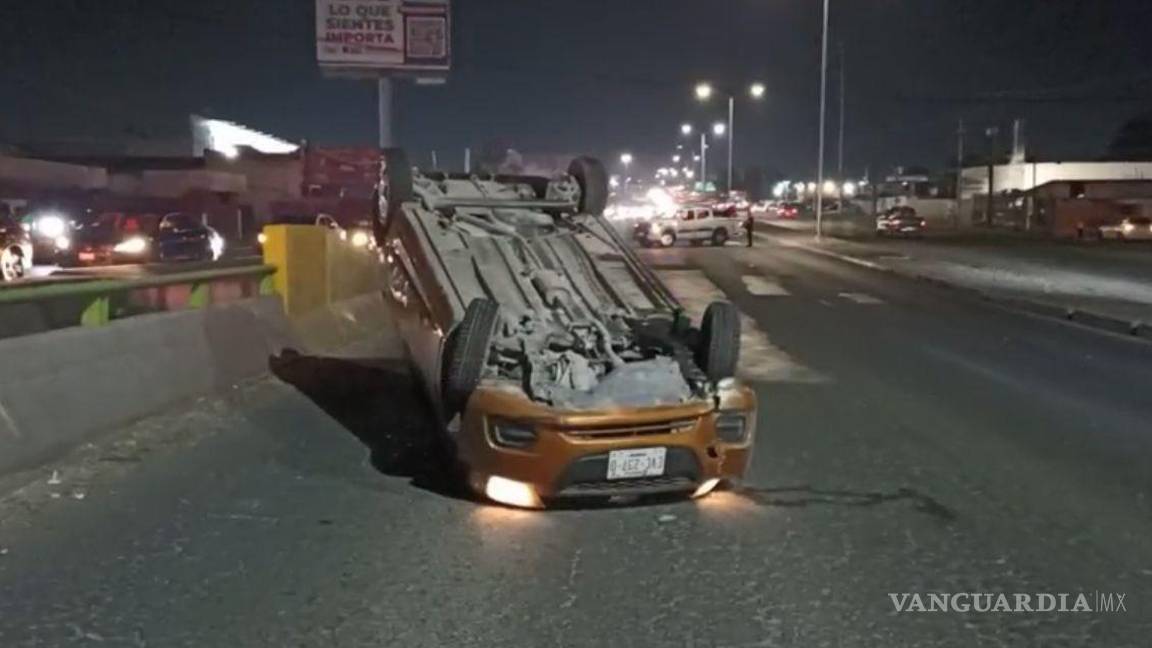 $!El vehículo Chevrolet quedó a disposición del Ministerio Público de Asuntos Viales, donde se determinarán las responsabilidades legales del conductor.