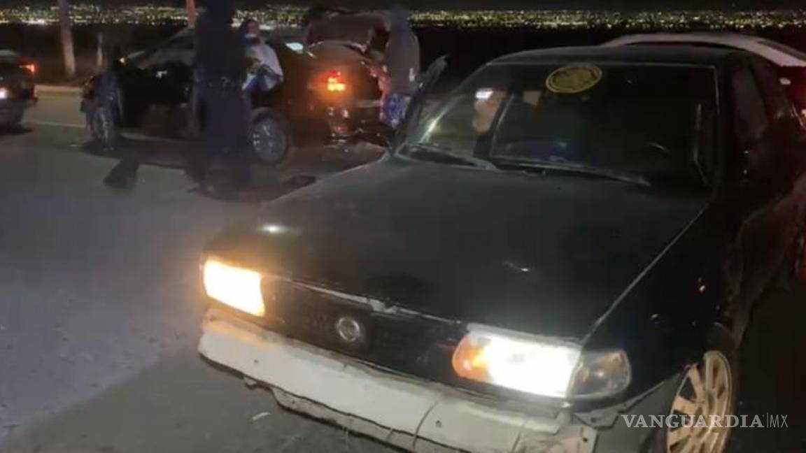 $!El presunto responsable huyó a pie luego del percance, dejando su automóvil en el lugar.