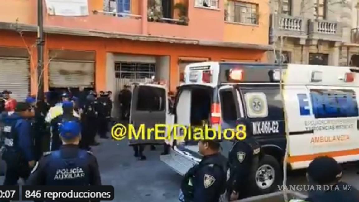 Reportan balacera atrás de Palacio Nacional, en la CDMX