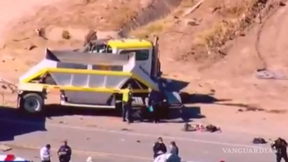 Murieron al menos 10 mexicanos en aparatoso accidente vial en California