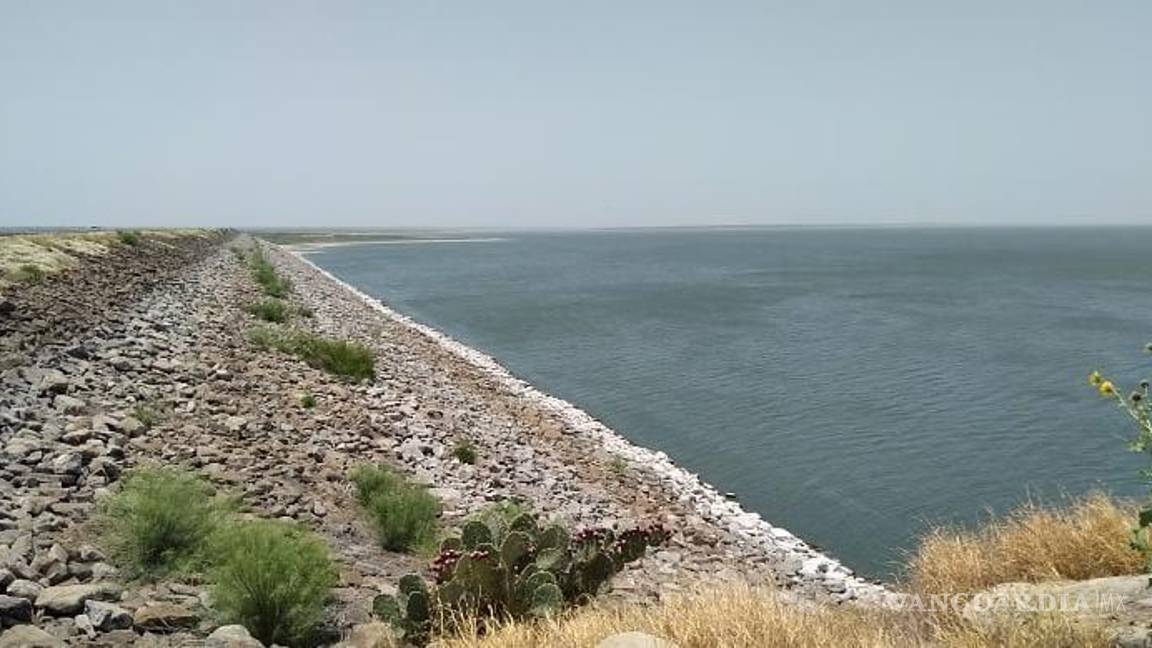 $!Los niveles de la presa Falcón, de Tamaulipas,, han disminuido alarmantemente.