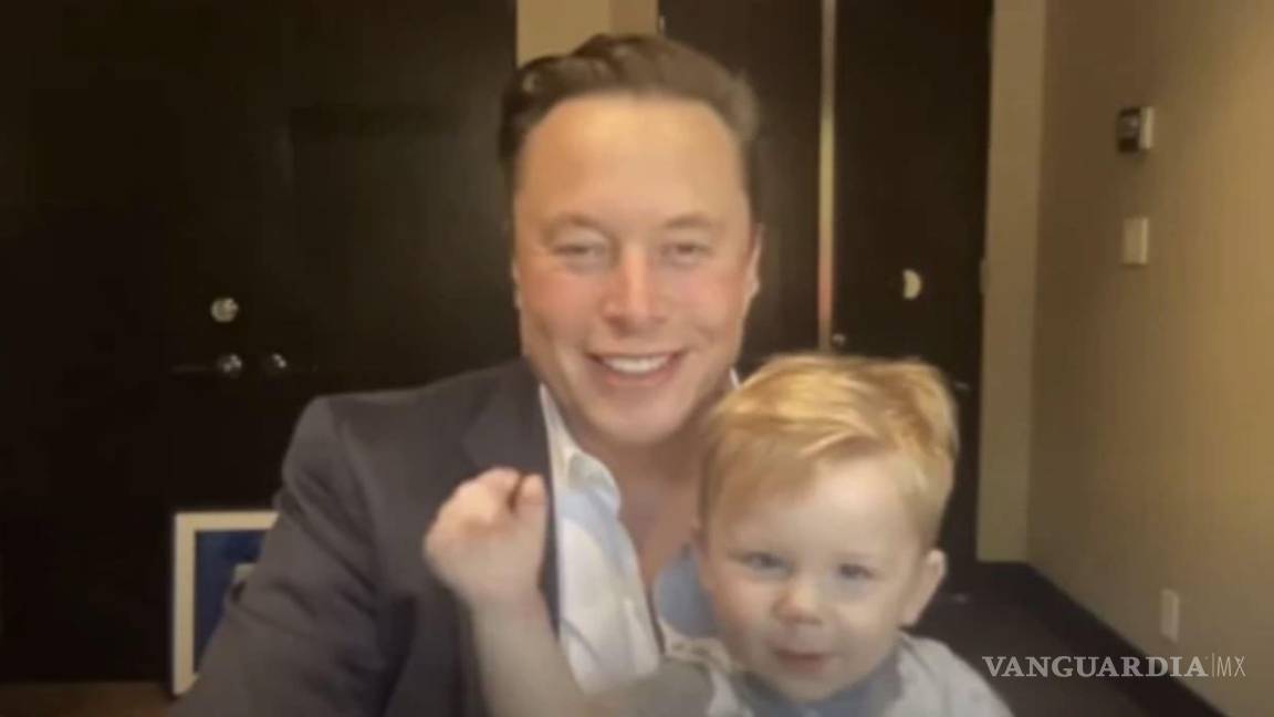 Aparece X Æ A-12, hijo de Elon Musk, durante una videollamada de su padre