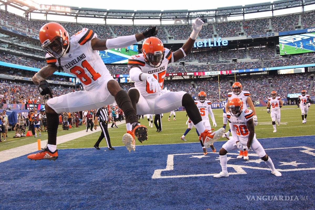 $!Llega el primer TD de Baker Mayfield con los Browns y vapulean a los Giants