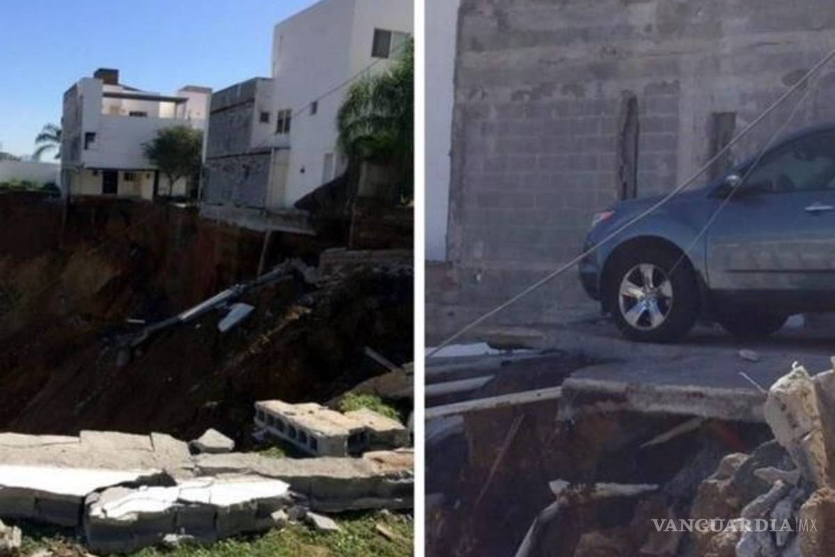 $!Derrumbe en casas de Monterrey deja una persona muerta, otra herida y una desaparecida