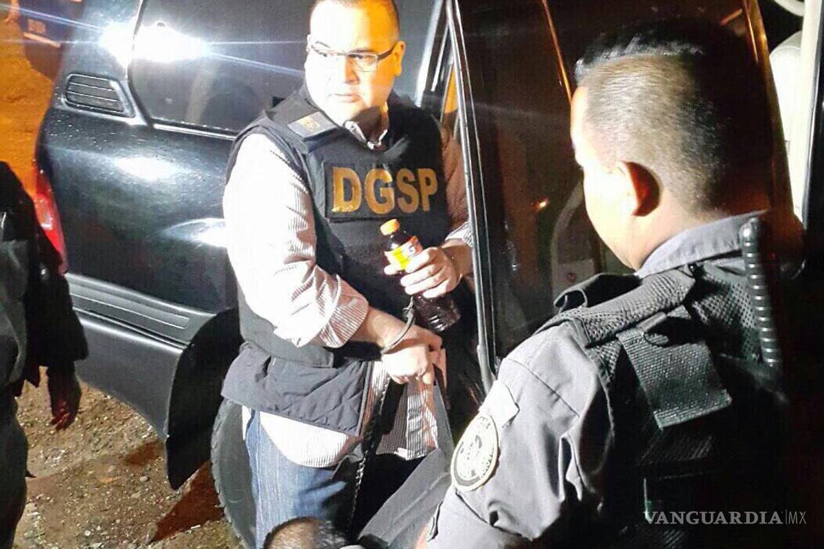 Prevén enviar a Javier Duarte a penal de Atlacholoaya, Morelos