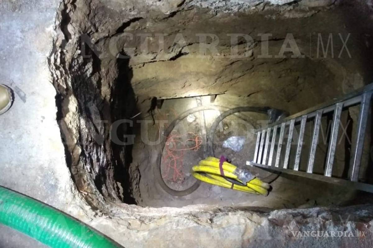 $!Hallan sofisticado túnel 'huachicolero' y toma clandestina en el centro de Ramos Arizpe