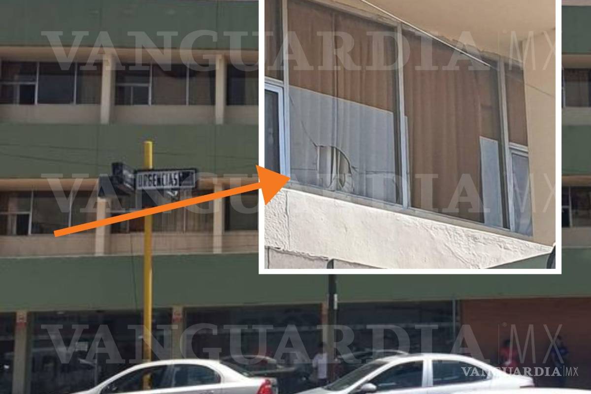 Quiebran vidrio de clínica del IMSS en Saltillo para ‘rescatar’ a paciente COVID-19