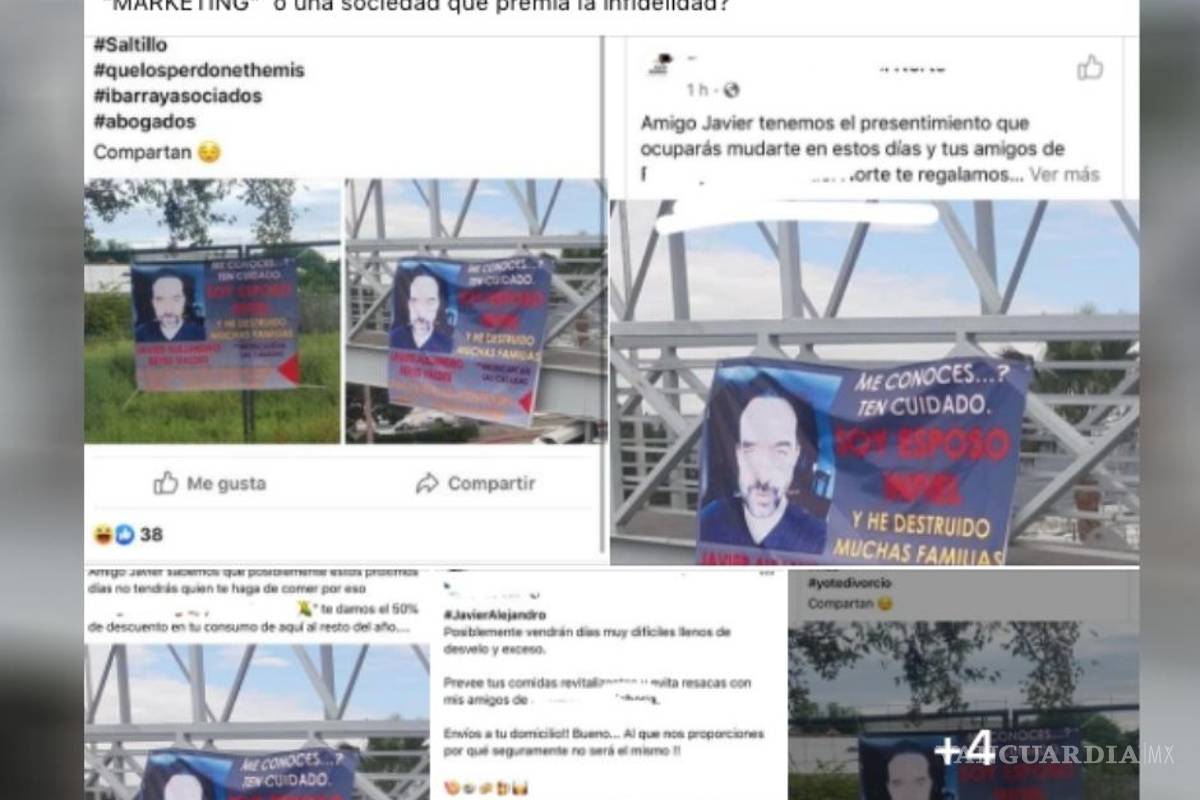 Se 'desata ola' de ofertas en Saltillo para hombre exhibido en manta; otros las cuestionan