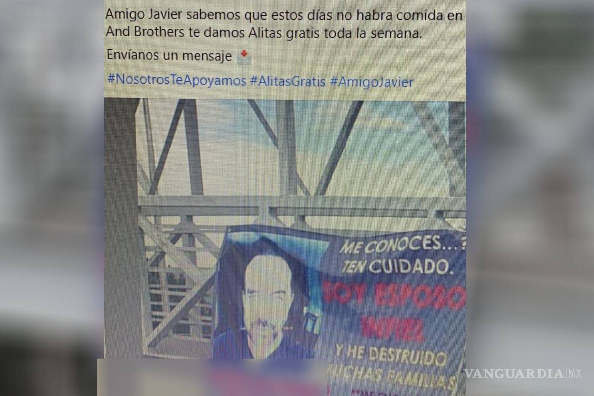 $!Se 'desata ola' de ofertas en Saltillo para hombre exhibido en manta; otros las cuestionan