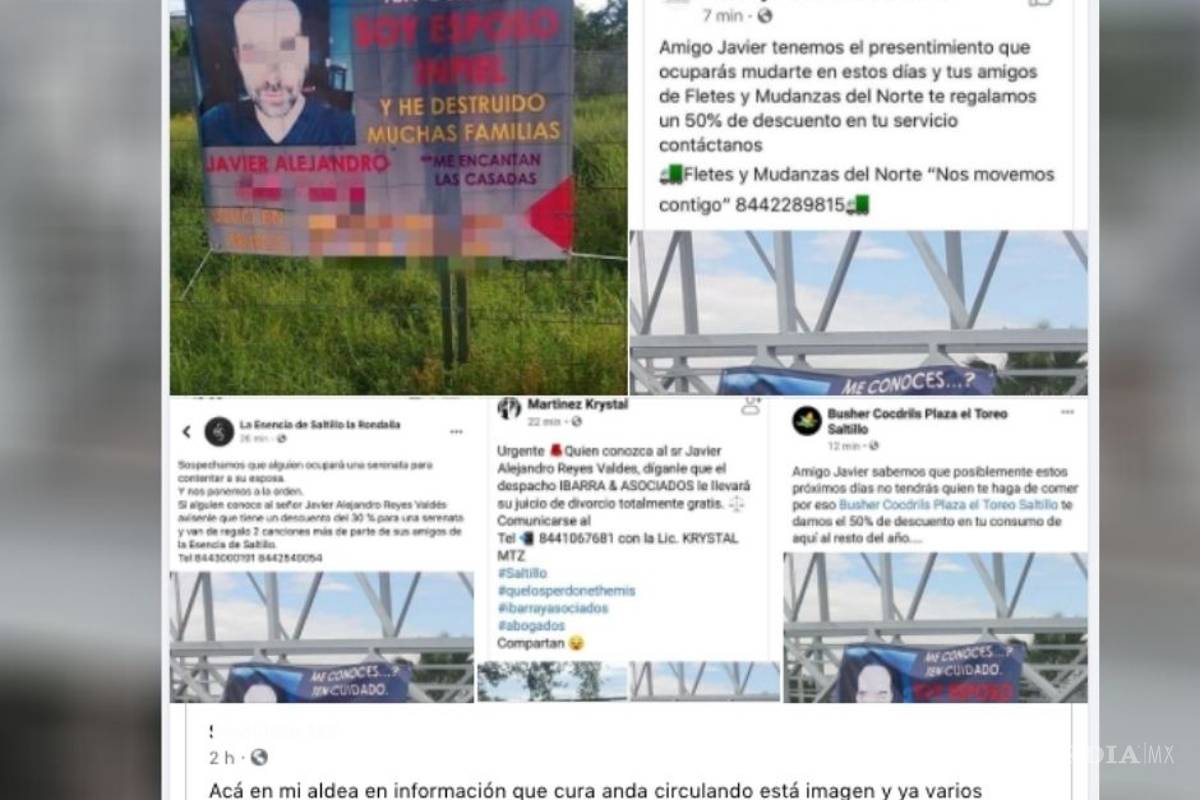 $!Se 'desata ola' de ofertas en Saltillo para hombre exhibido en manta; otros las cuestionan