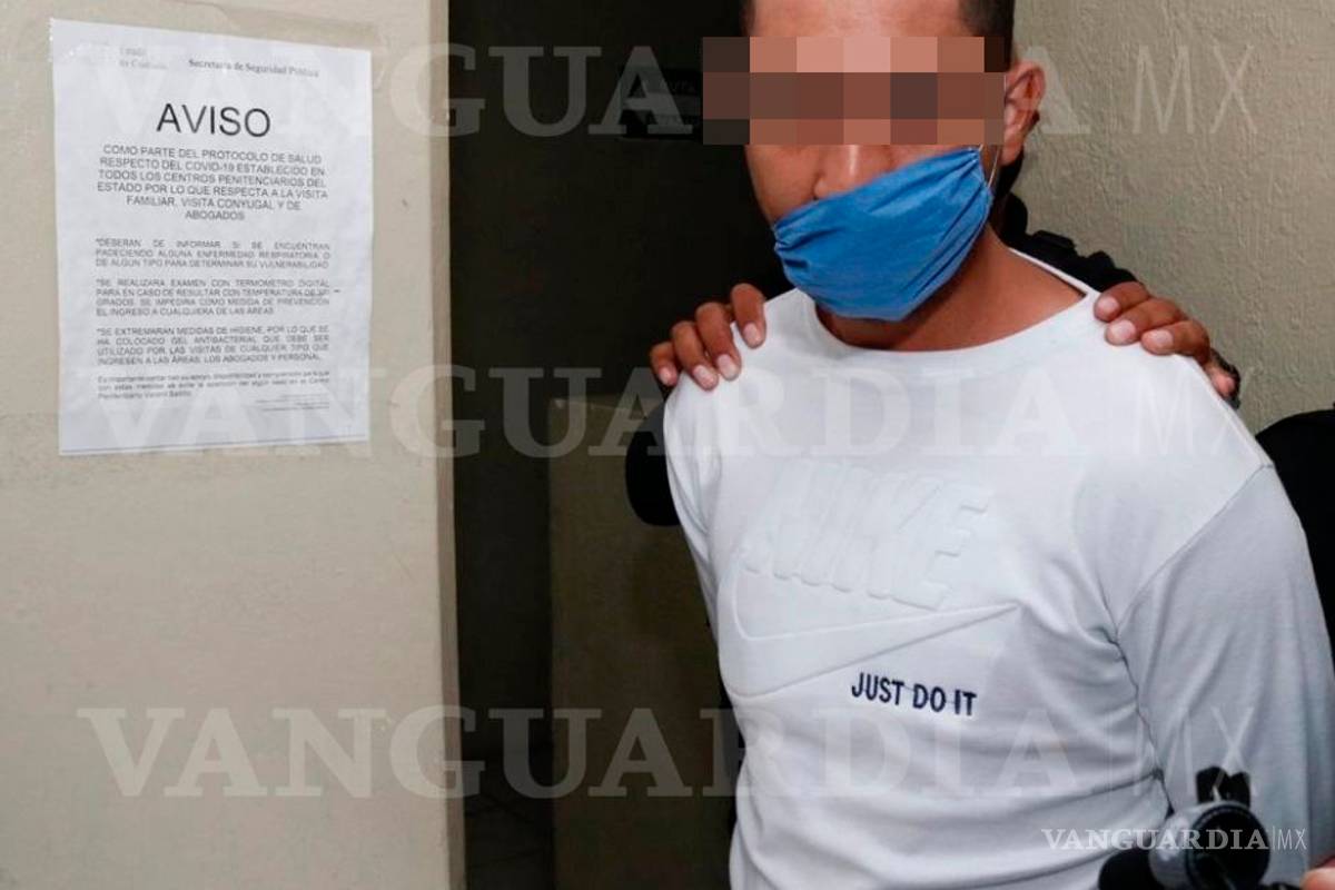 Ingresa al penal de Saltillo Carlos 'N', presunto feminicida de Claudia; 'fue por celos', manifiesta