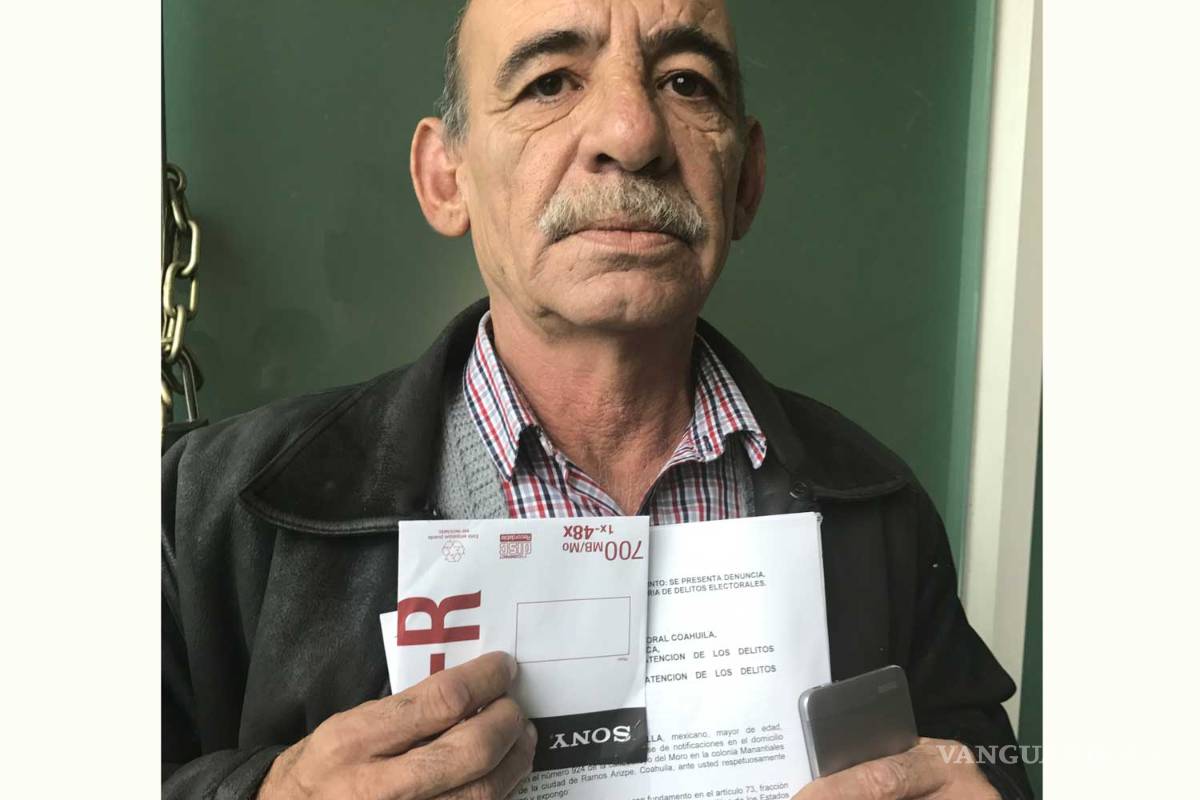 Ciudadano denuncia a priístas de Ramos Arizpe por coacción al voto