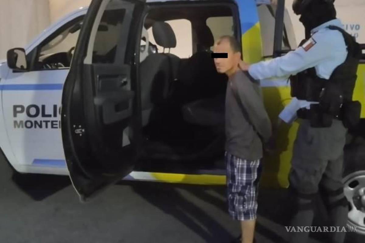 Detienen a Coahuilense en Zona Centro de Monterrey por posesión de ‘cristal’