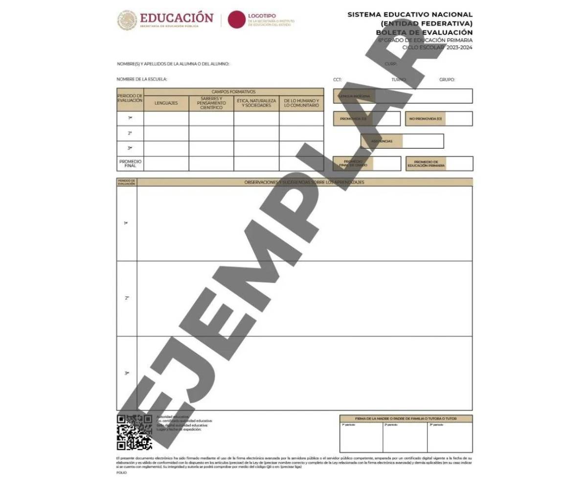 $!¿Desaparecen los grados escolares?, checa las nuevas boletas de calificaciones de la SEP y sus cambios
