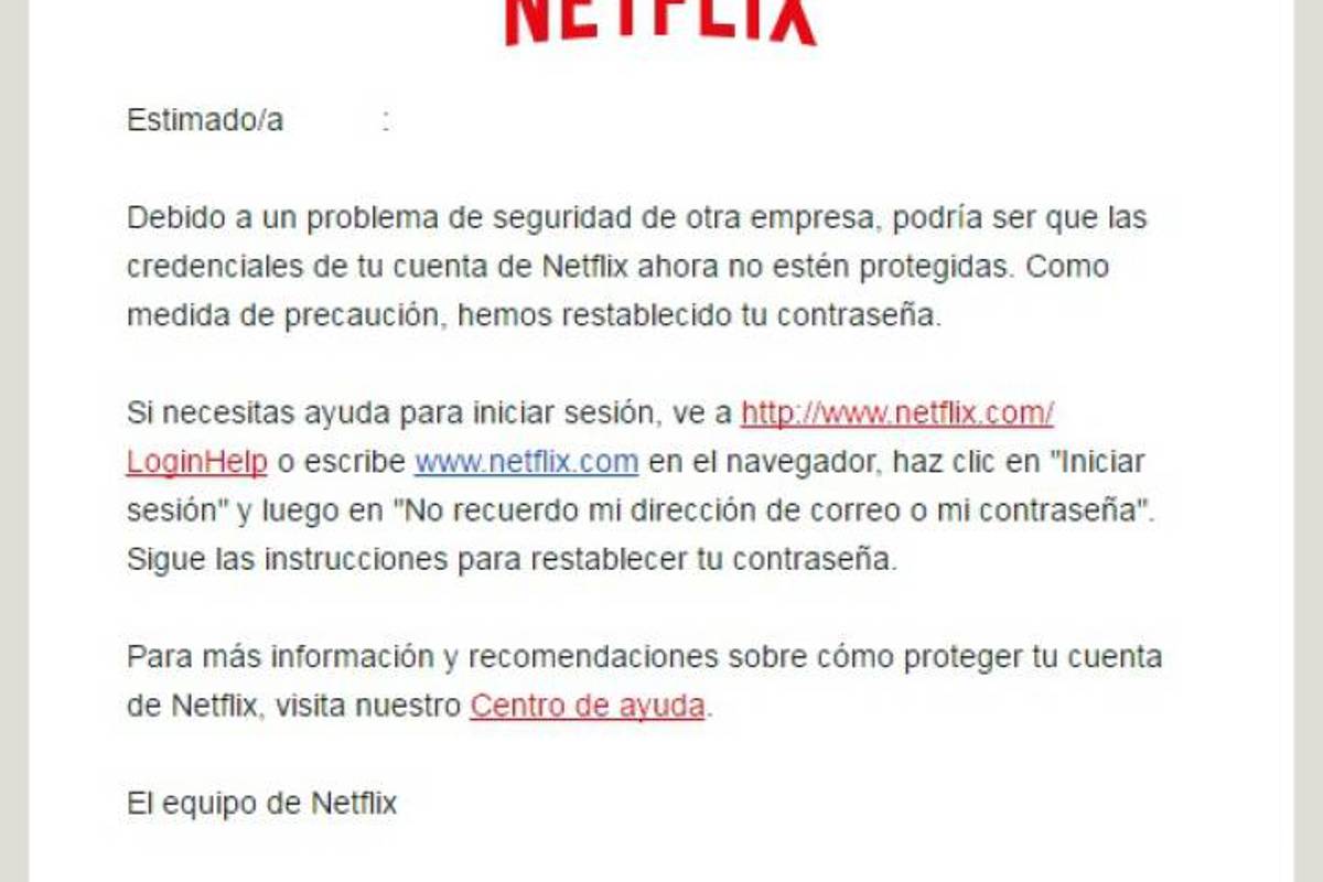 Netflix pide a sus usuarios cambiar urgentemente de contraseña