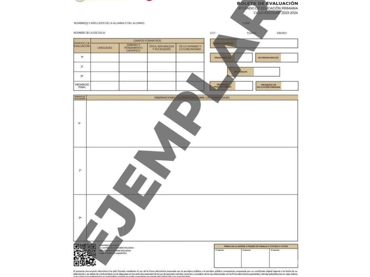 $!¿Desaparecen los grados escolares?, checa las nuevas boletas de calificaciones de la SEP y sus cambios