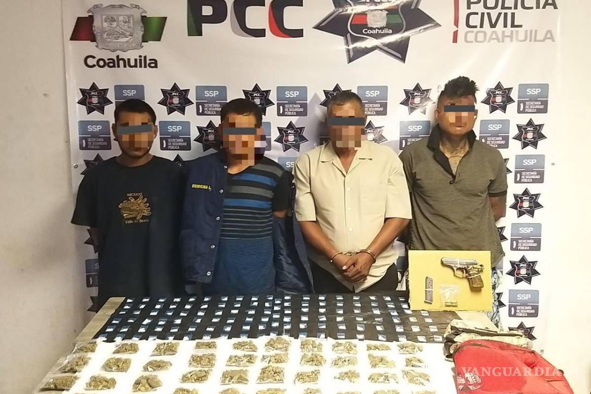 Detienen con droga a sujetos que dispararon a policías en Matamoros
