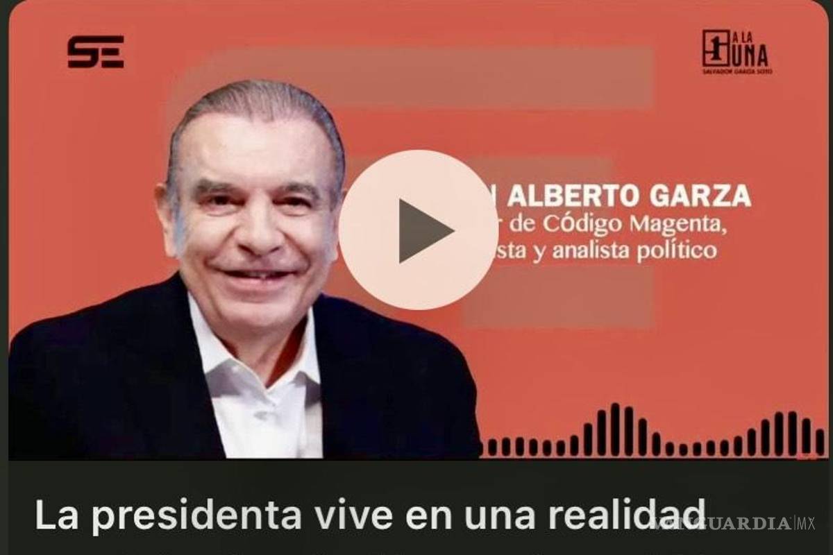 $!La Presidenta vive en una realidad paralela.